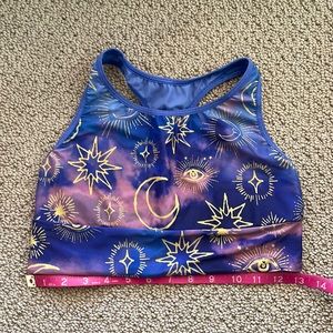 Victoria’s Secret The Player Celestial Sports Bra Moon Star RacerBack Size M
